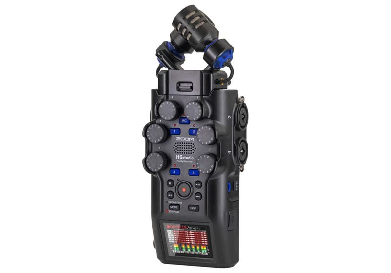 Zoom H6studio H&aring;ndholdt opptaker