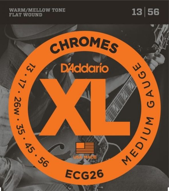 Hovedbilde Daddario ECG26 Chromes Flat ...