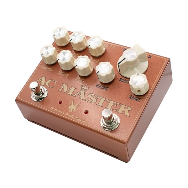 Tsakalis Audioworks AC Master Overdrive and Booster Pedal