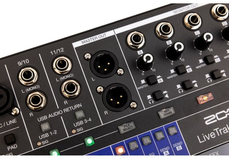 Zoom Livetrak L12Next Mikser og Opptaker