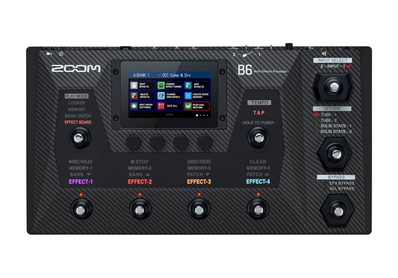 Zoom B6 Multieffekt for Bass