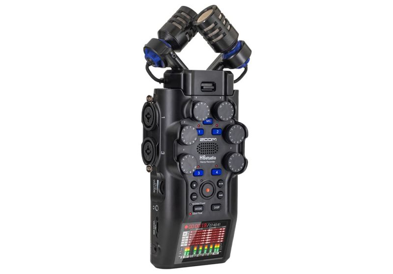 Zoom H6studio H&aring;ndholdt opptaker