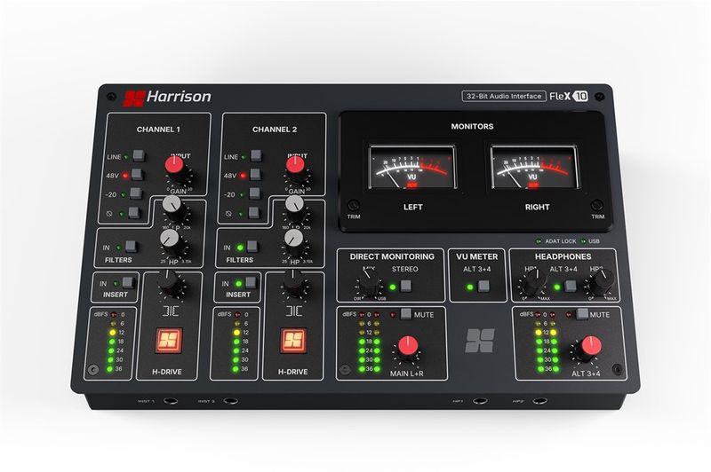 Harrison Flex 10 USB/Adat Lydkot 10-inn/12-ut